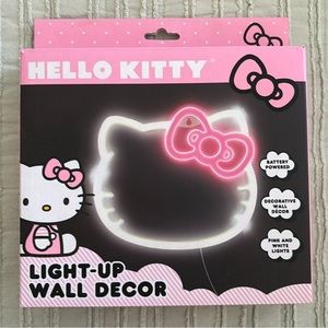 Hello Kitty Sanrio | Pink Light Up Wall Decor